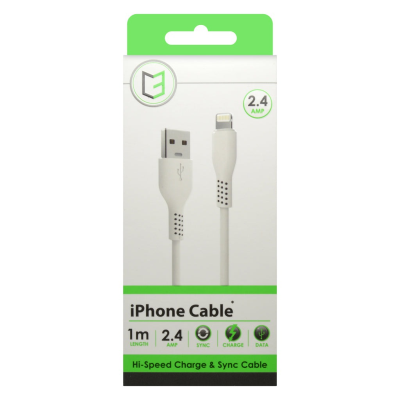 C3 USB IPHONE LIGHTNING CHARGER CABLE 1 METRE