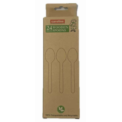 CAROLINE WOODEN SPOONS 24'S X 10 (1546)