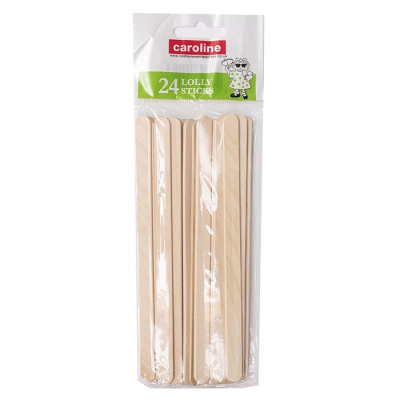 CAROLINE LOLLY STICKS 15CM 24S X 10 (1146)