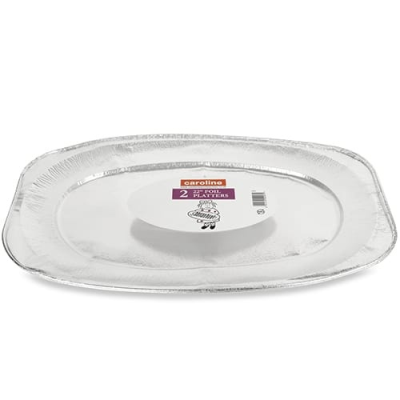 CAROLINE 22 INCH FOIL PLATTER LARGE 2PK X 6 (